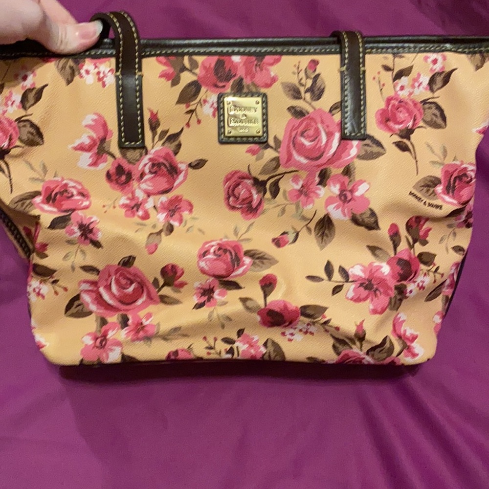 Barely used Dooney and Bourke floral purse